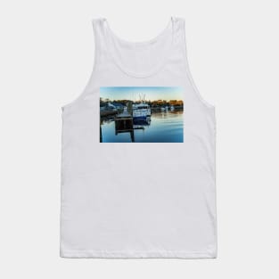 Boats in a river Tank Top